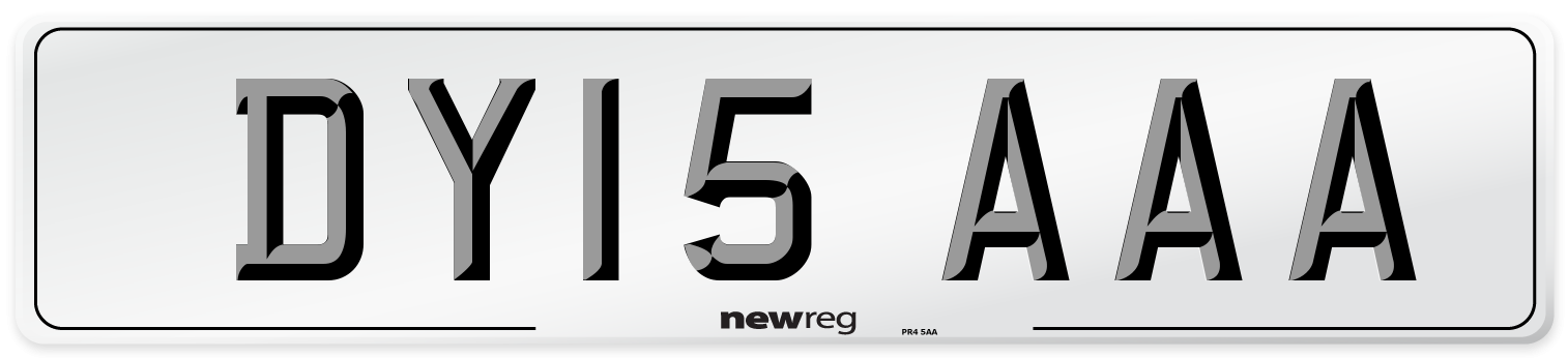 DY15 AAA Number Plate from New Reg